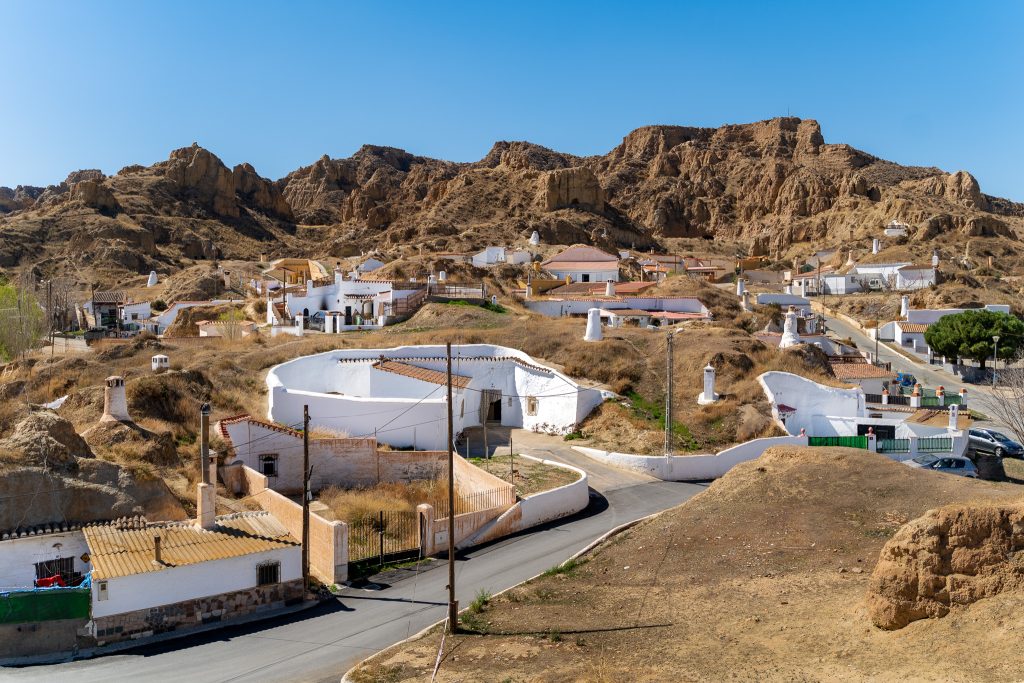 Guadix, Caves And Troglodytesâ€™ Houses In Andalusia, Spain