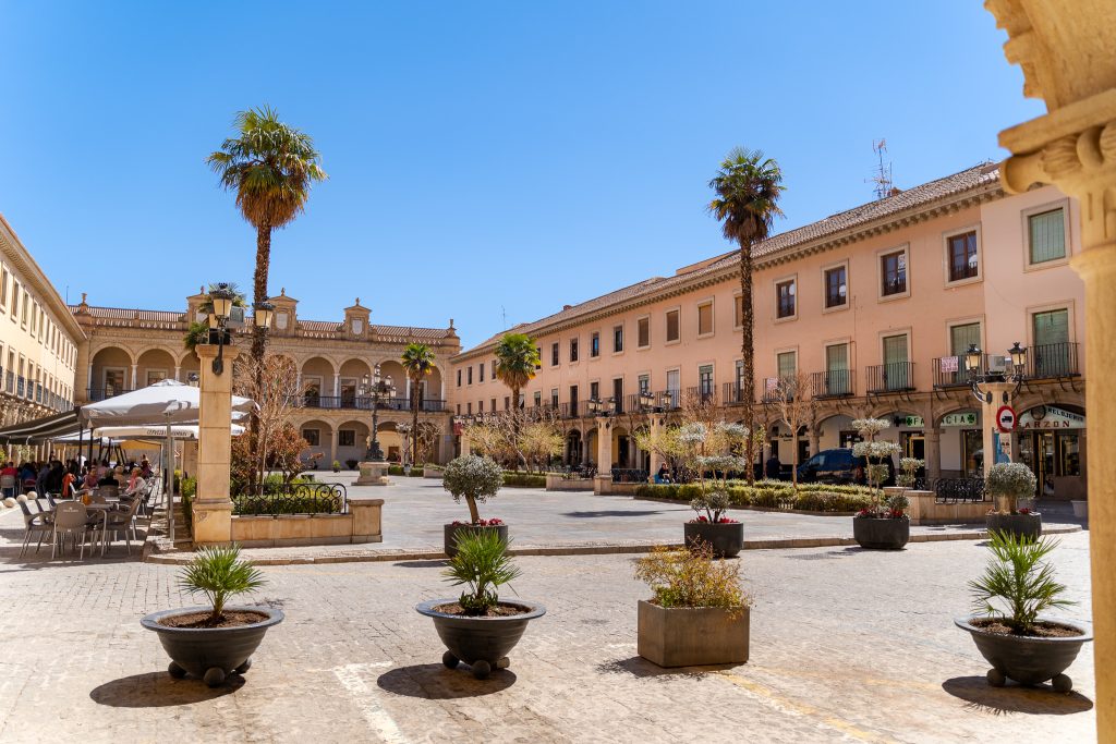Plaza de la Constitucion in Guadix, Spain