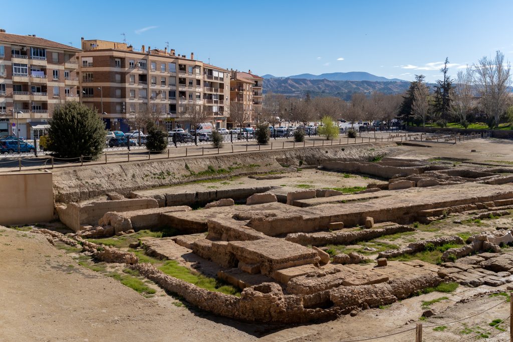 Ruins of Roman Theater in Guadix, Spain