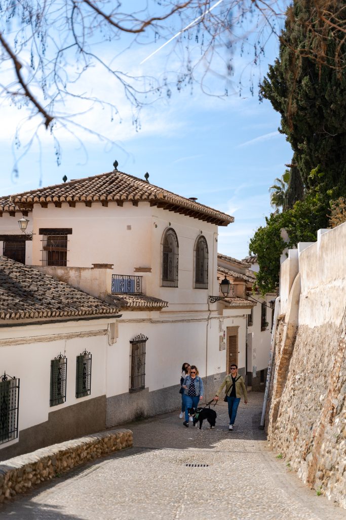 Albaicin neighborhood in Granada, Spain