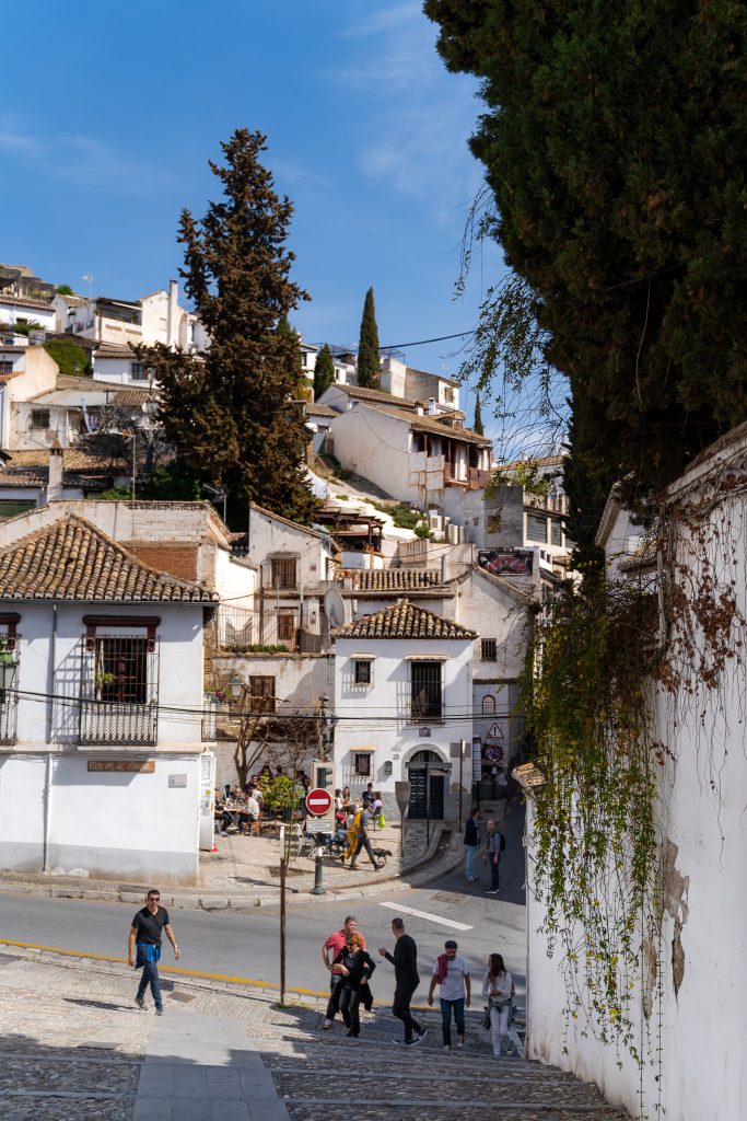 Sacromonte gypsy neighborhood in Granada, Spain