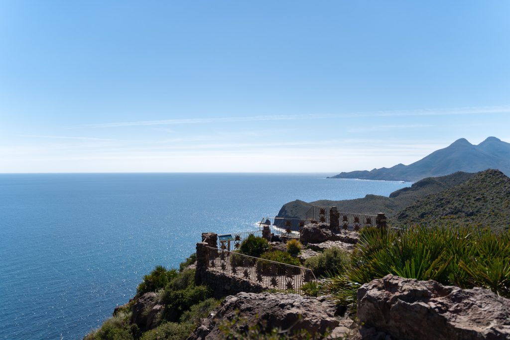 Views from Mirador de La Amatista in Cabo de Gata-Nijar Natural Park