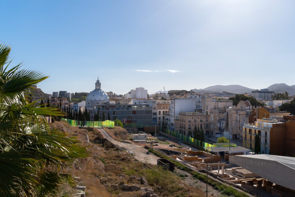 Molinete Archaeological Park in Cartagena, Spain - views over the city