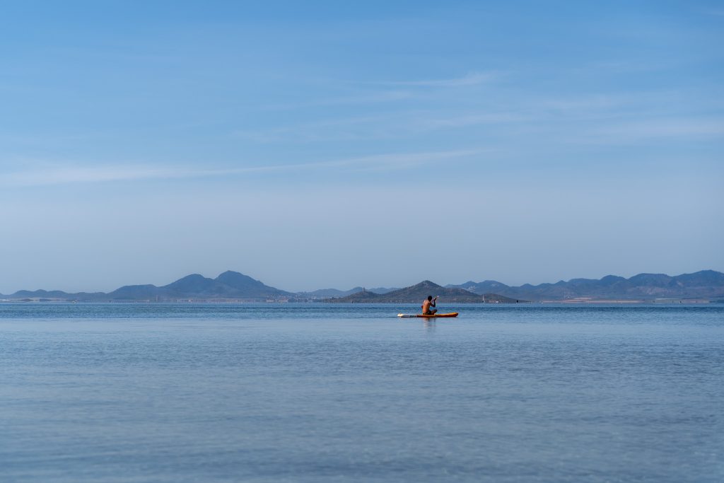 Practice watersports in Mar Menor Lagoon