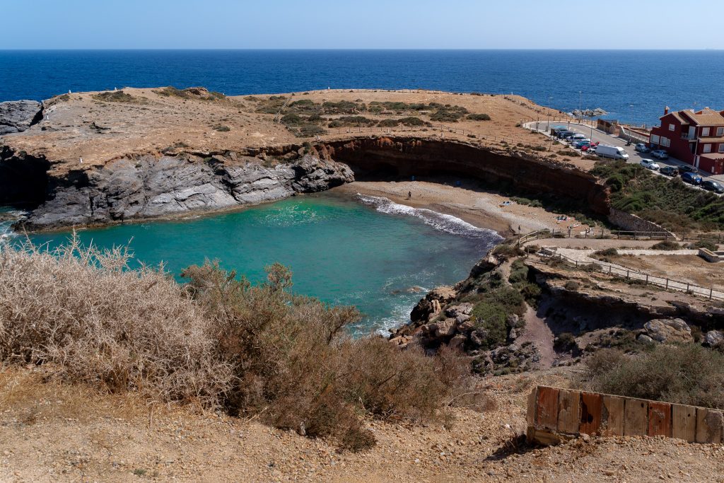 Secret bays and beaches on Holidays In La Manga Del Mar Menor in Spain