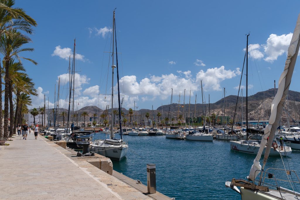 Yacht Port Cartagena, Spain