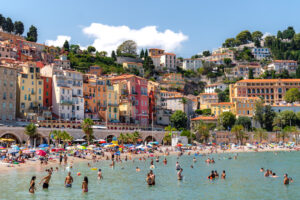Beaches in Menton - Plage des Sablettes