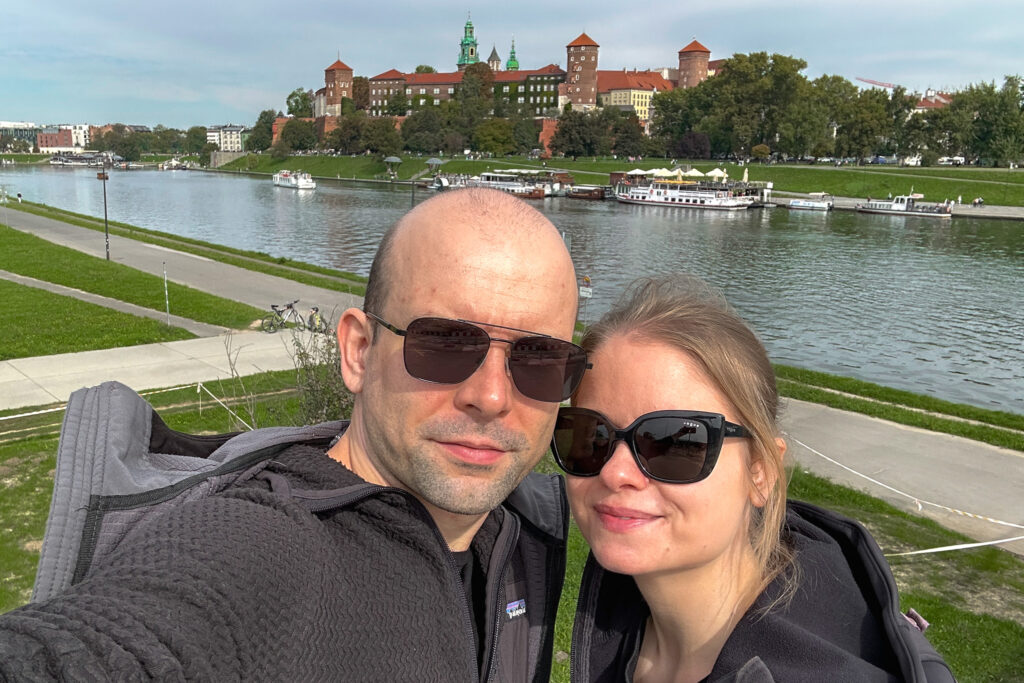 Happy Little Traveler team exploring Krakow Poland