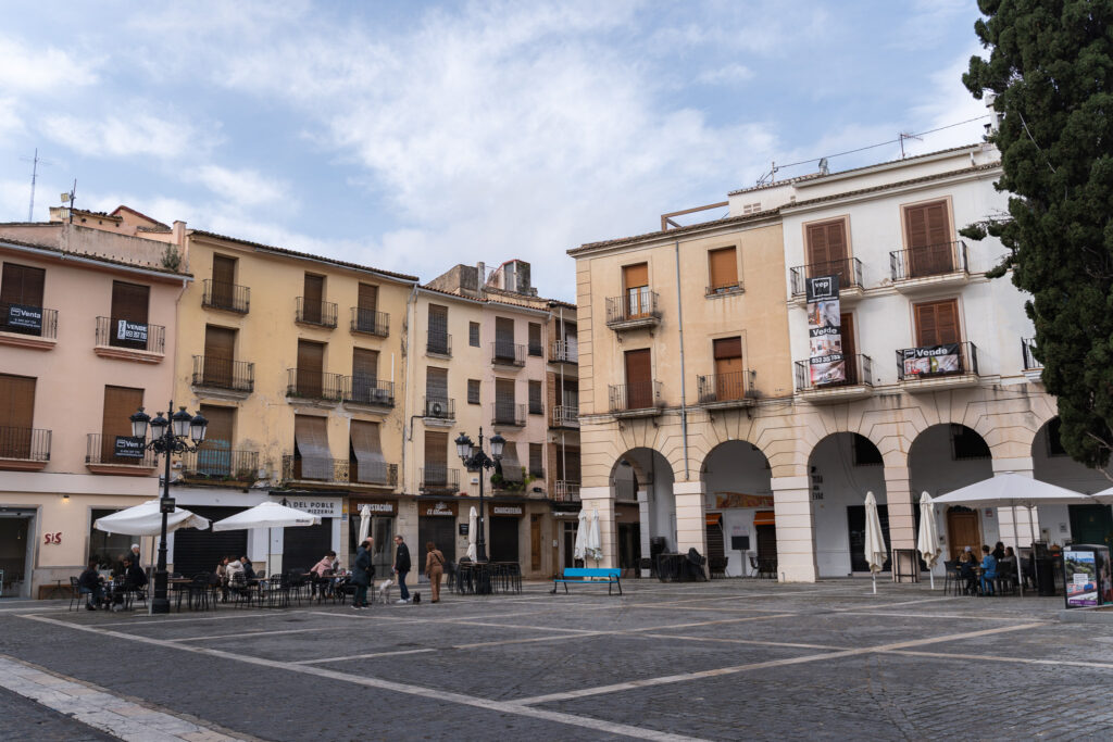 Exloring Gandia Old Town - Plaza Mayor main square