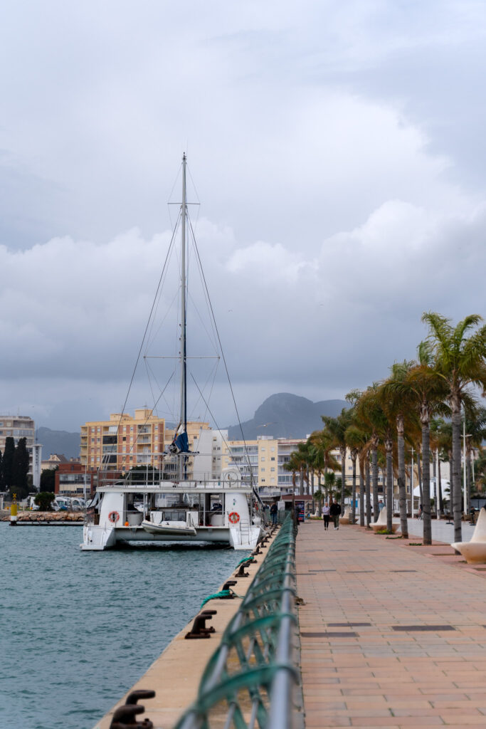 Gandia, Spain - Seaside Promenade Area