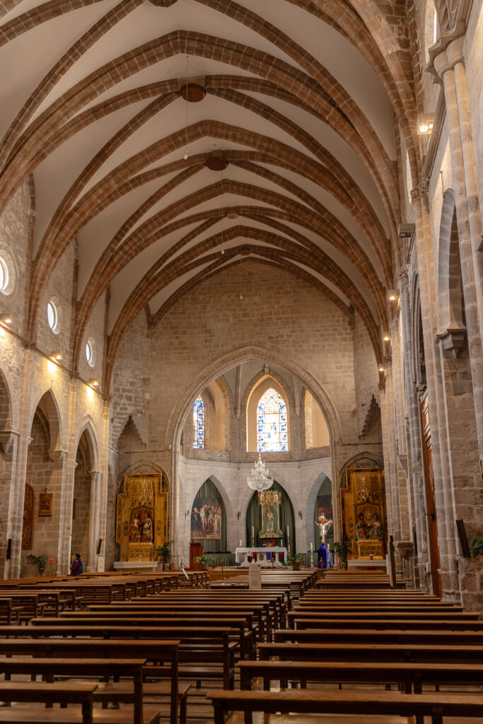 Interior of Collegiate Basilica of Santa Maria in Gandia