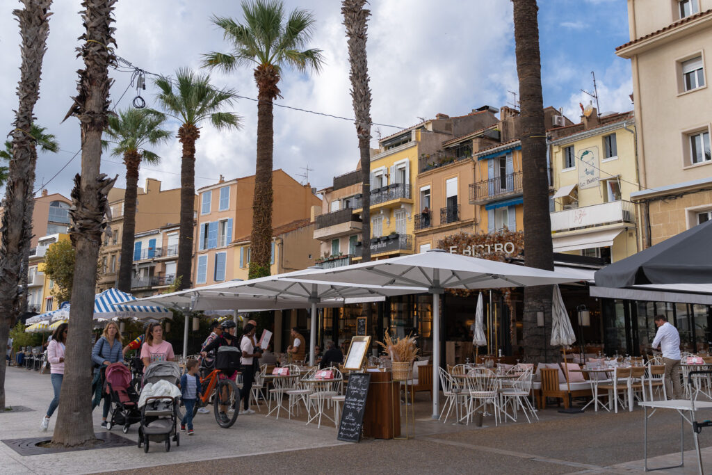Bandol France - Seaside Promenade with Beautiful Buildings