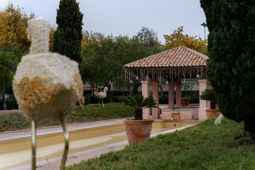 Sanary Town’s gardens with old washhouse
