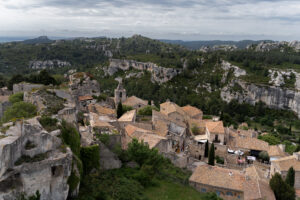 Scenic views from Les Baux de Provence Castle