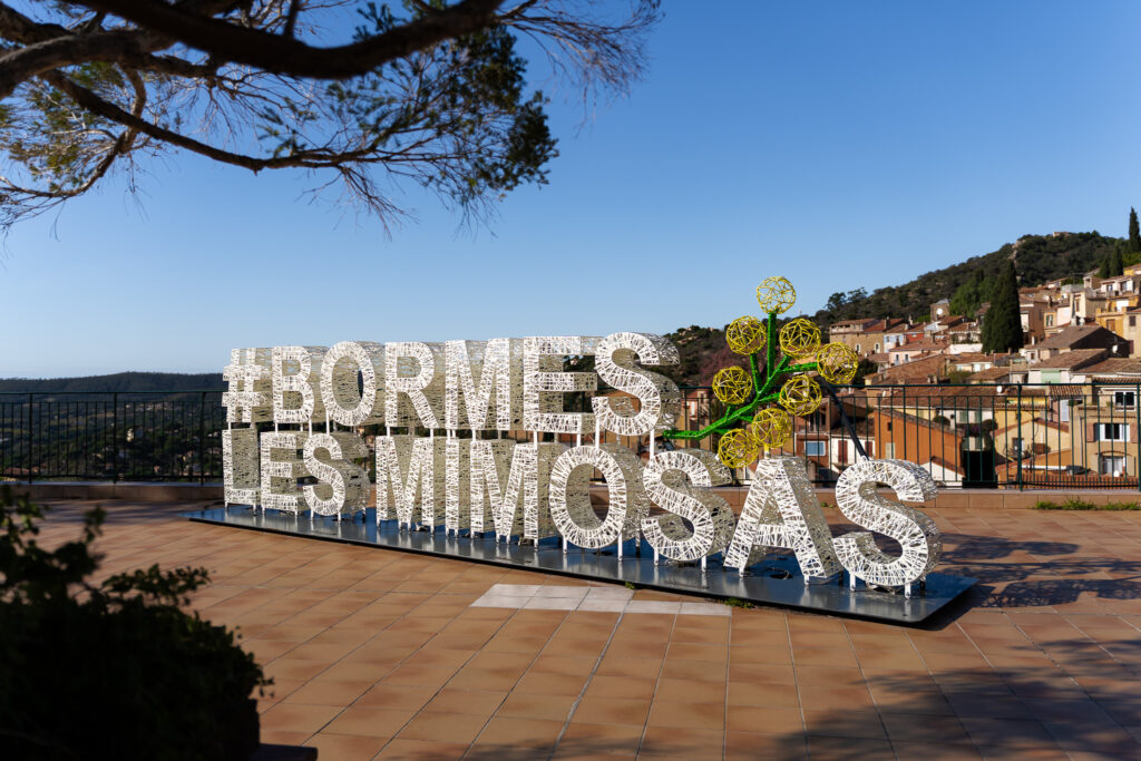 Viewpoint over Bormes les Mimosas France