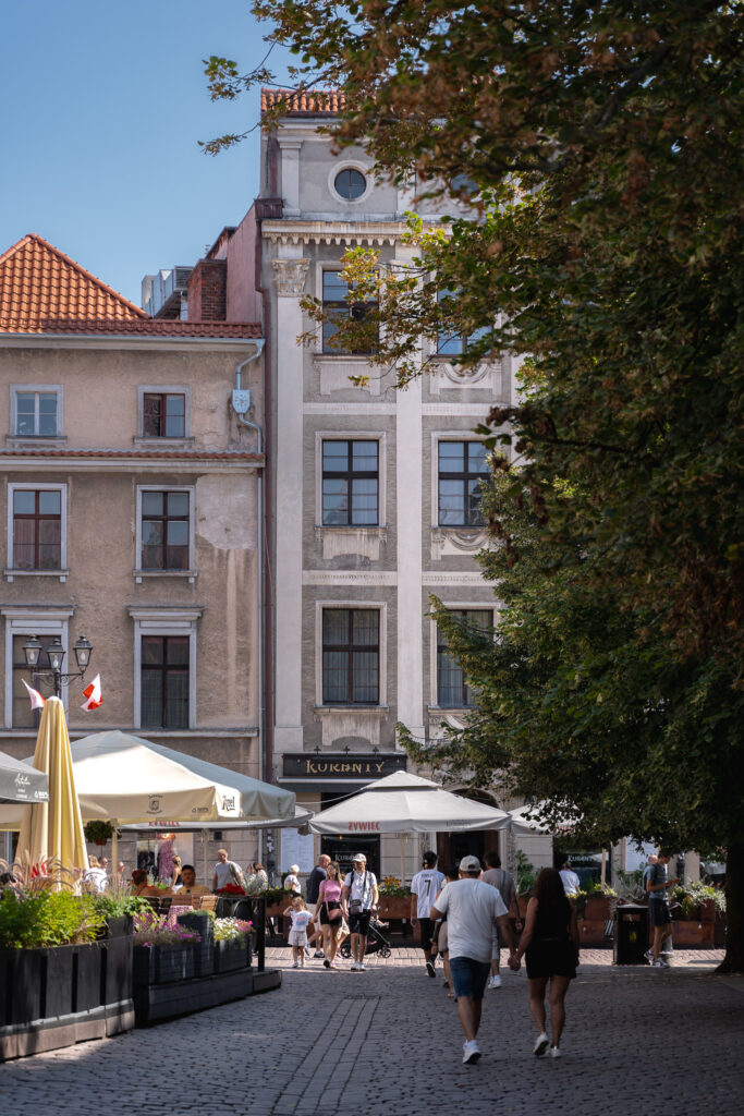 Buildings in Torun Old Town Square