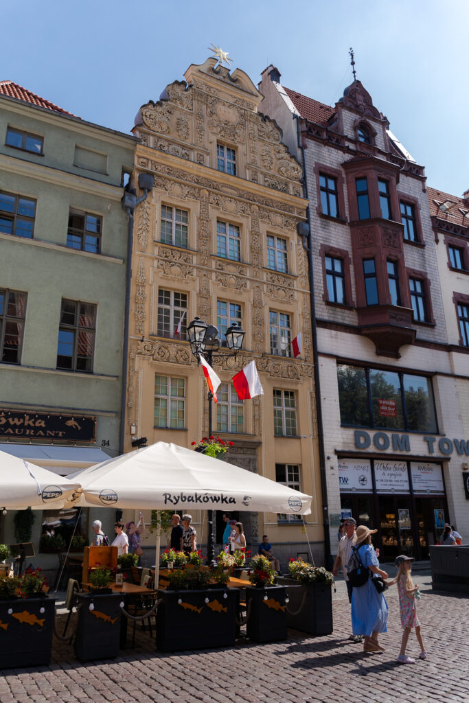 House Under the Star in Torun Old Town Square