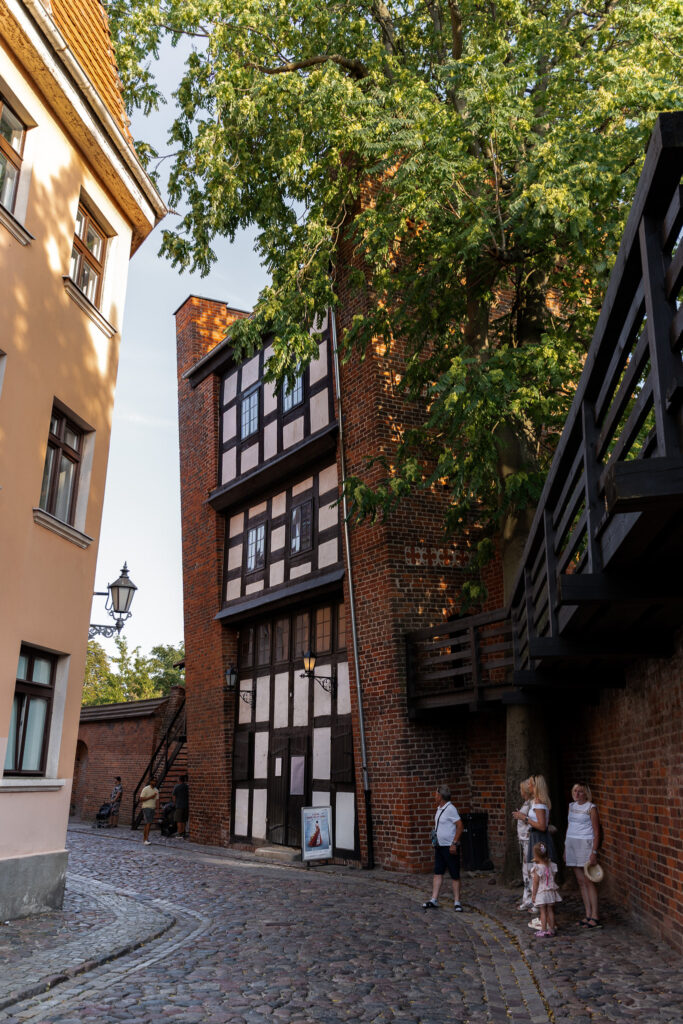 Leaning Tower in Torun Poland