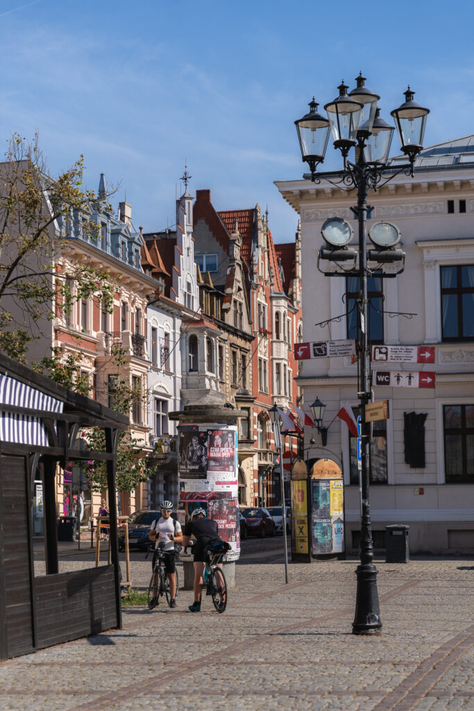 New Town Square in Torun Poland