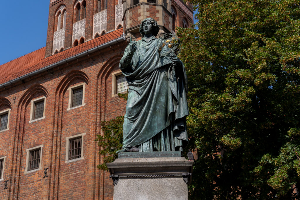 Nicolaus Copernicus Monument in Torun Old Town