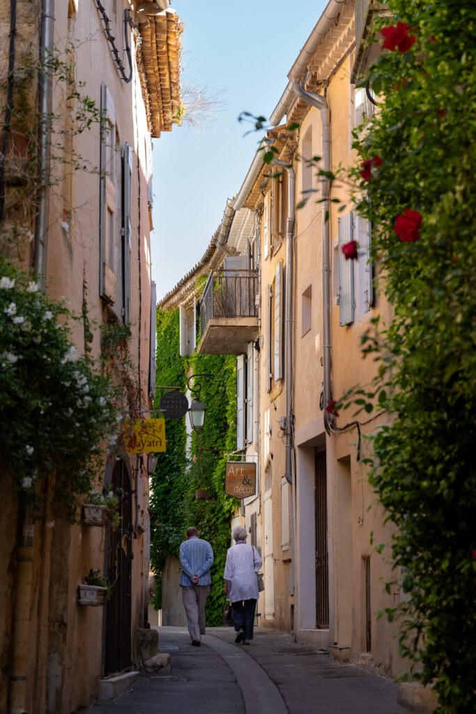 Beautiful Lourmarin Provence village streets
