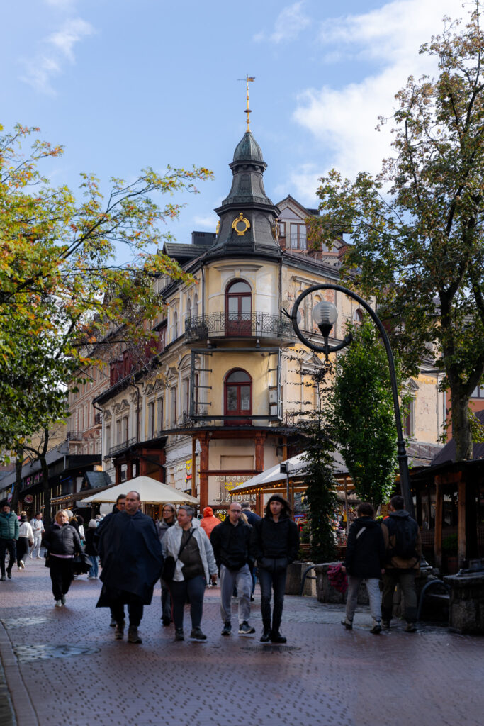 Exploring Krupowki Street in Zakopane