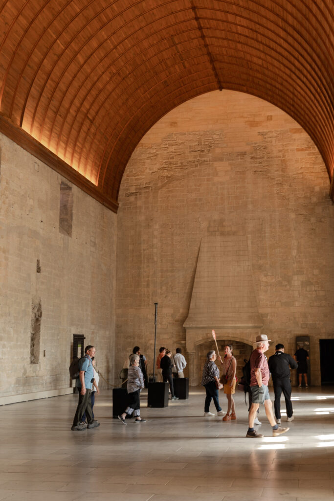 Interior Palace of the Popes in Avignon