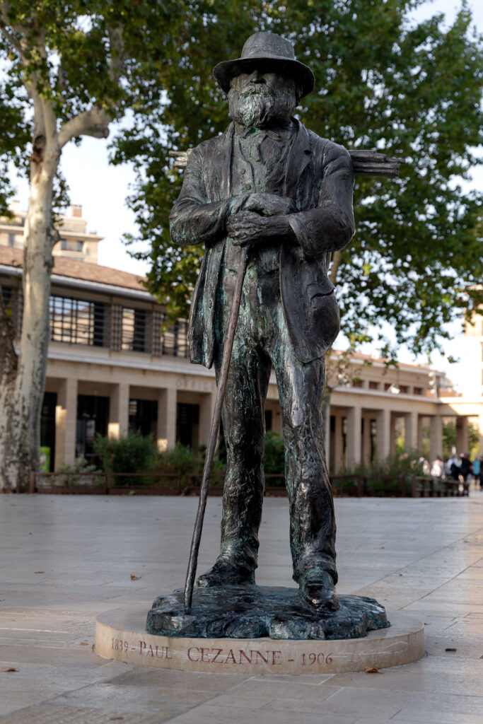 Paul Cezanne sculpture in Aix en Provence