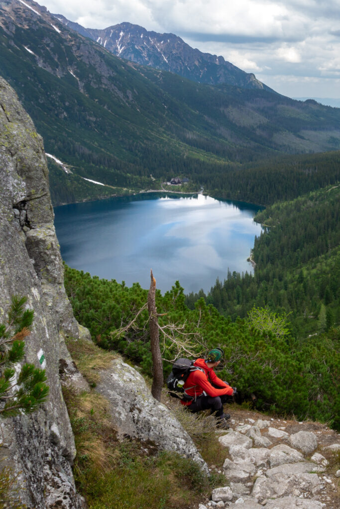View over Morskie Oko from Czarny Staw pod Rysami