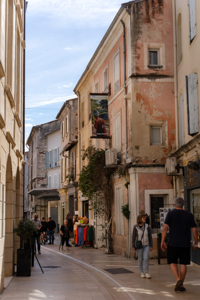 Exploring Saint Remy old town streets