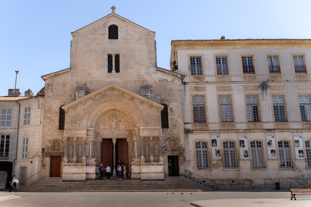 Saint-Trophime Church in Arles Old Town