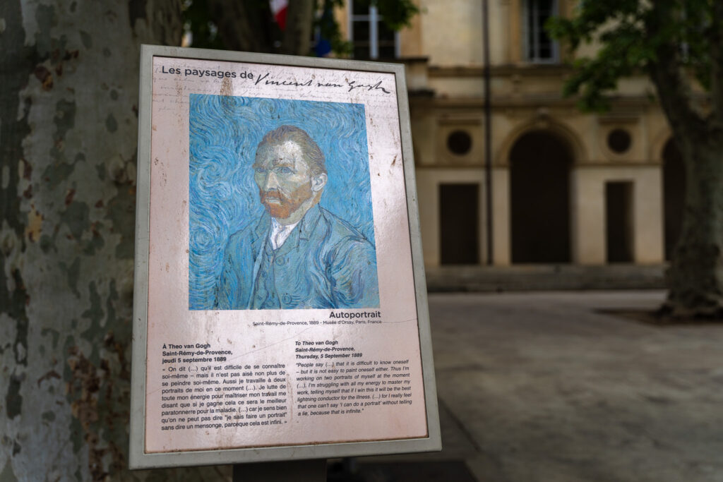 Vincent Van Gogh Self Portrait in Saint Remy