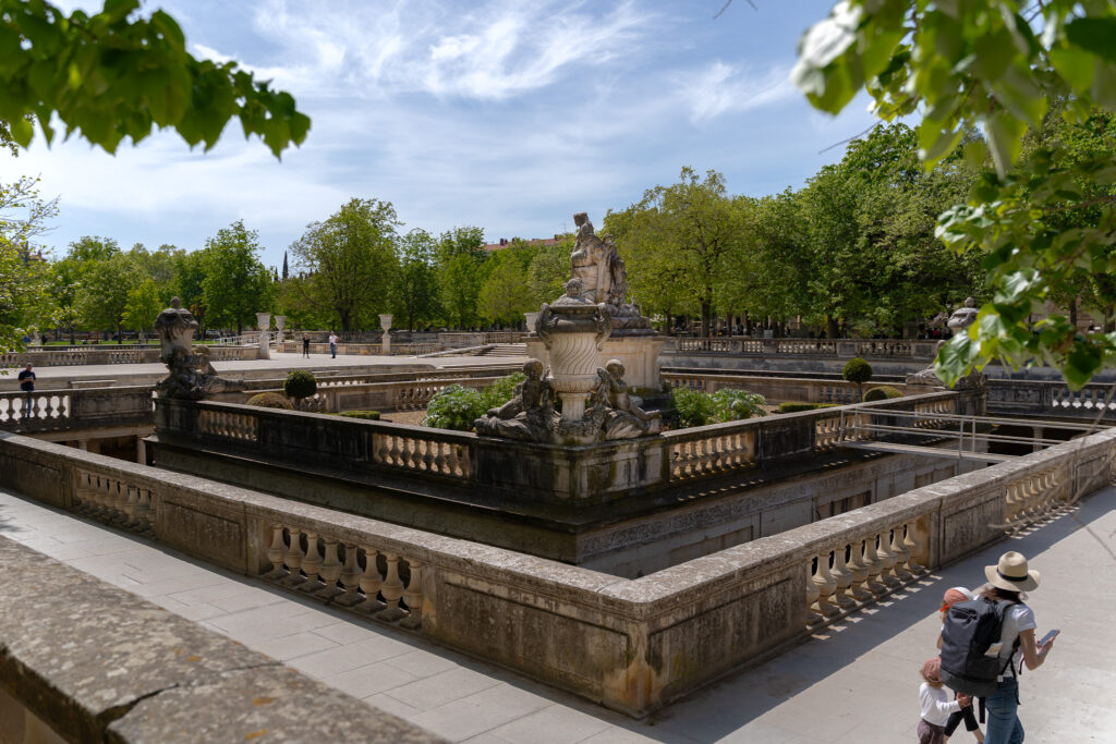 Beautiful Jardins de la Fontaine in Nimes