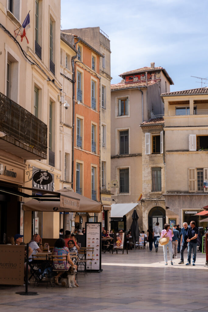 Beautiful Nimes Old Town France