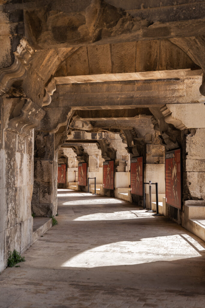 Corridor in Les Arènes de Nimes