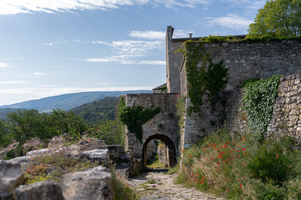Menerbes France - Porte Saint-Sauveur and Provence views