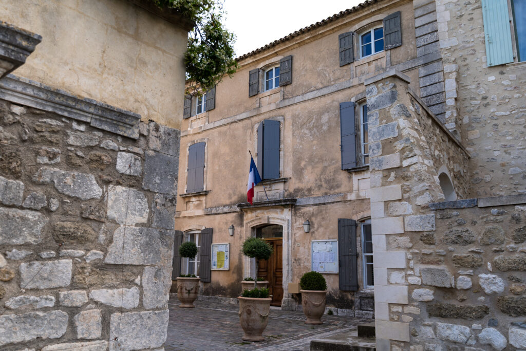 Place de l'Horloge in Menerbes France
