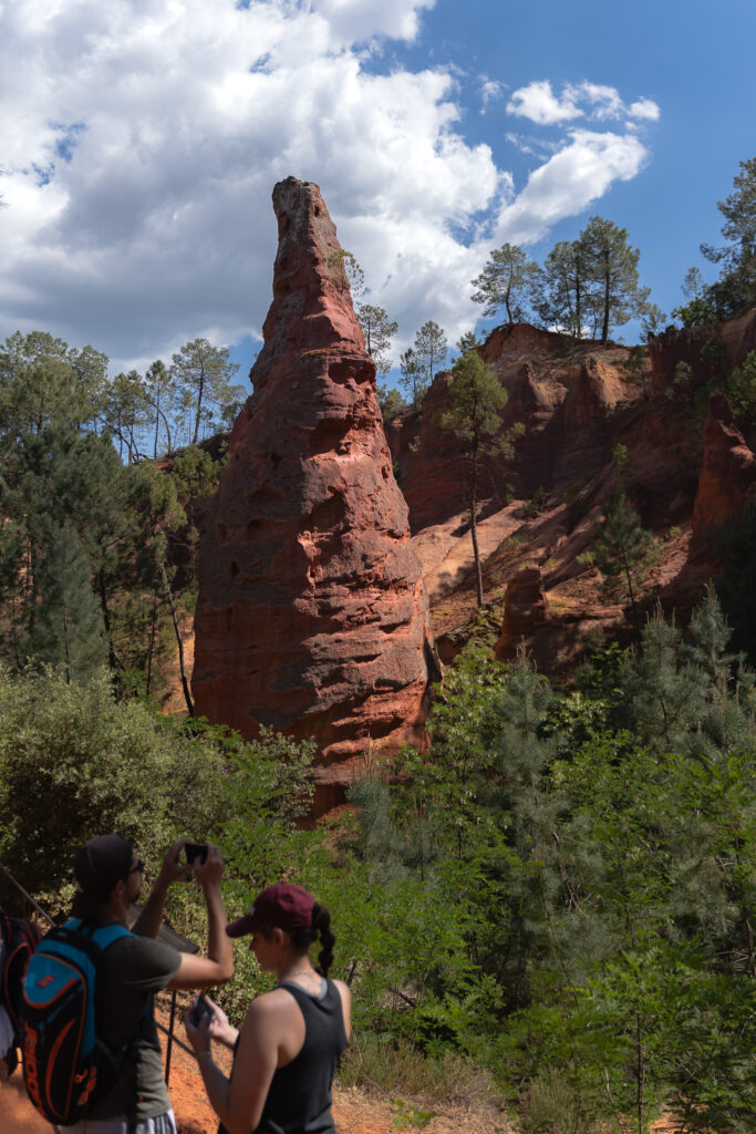 Sentier des Ocres In Roussillon Provence