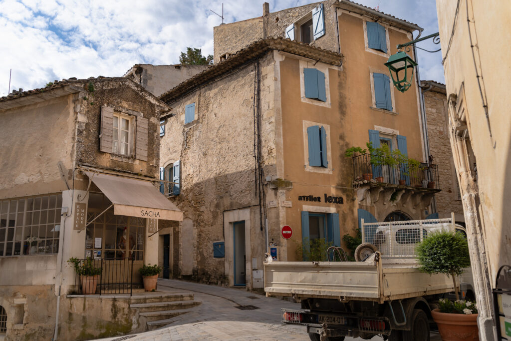 Square in Menerbes Village