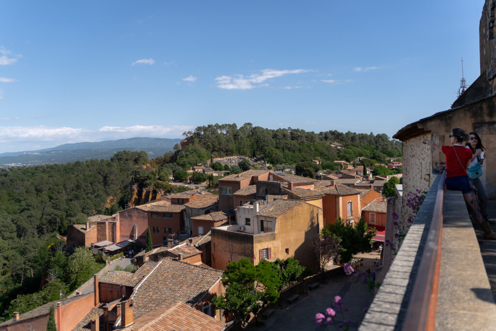 Views from Roussillon village viewpoint