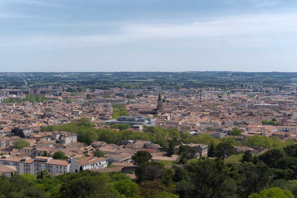 Views from Tour Magne in Nimes