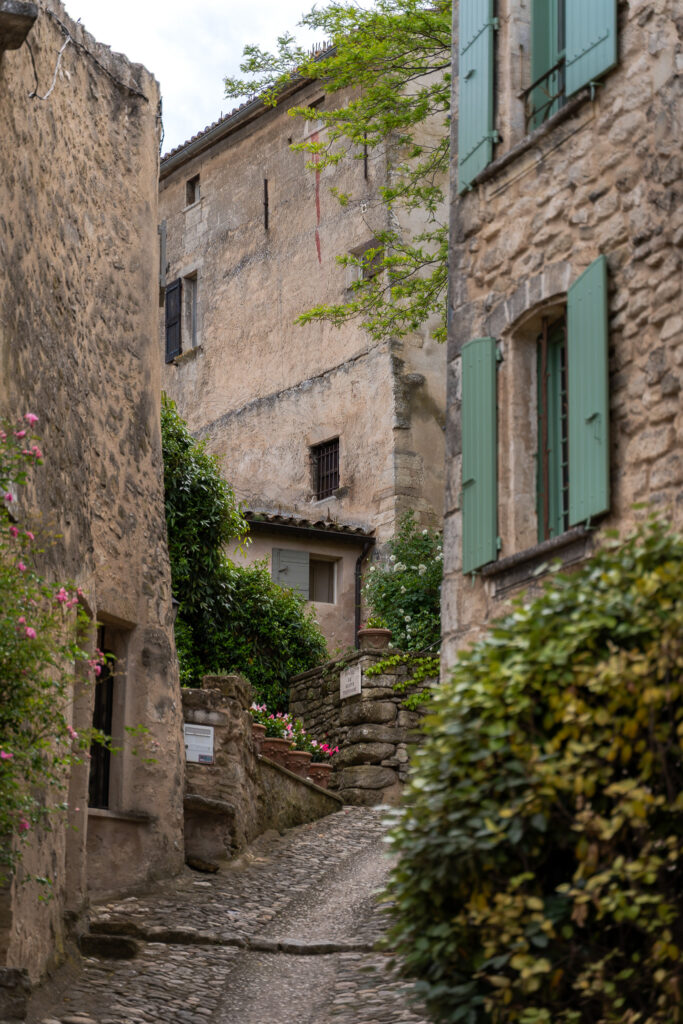 Ancient Street of Lacoste Village France