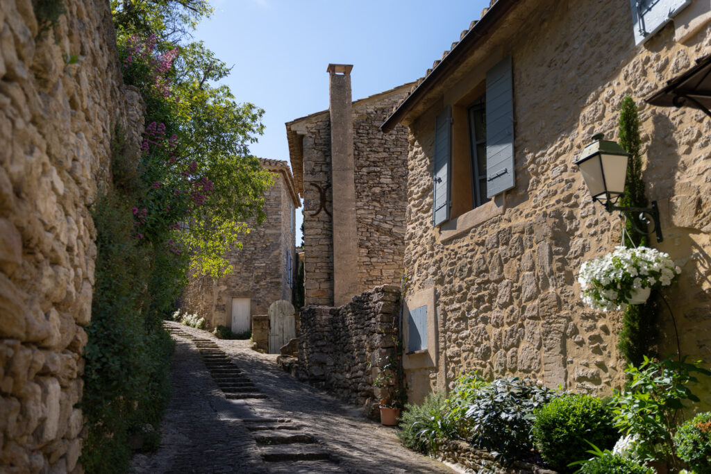 Exploring ancient streets of Gordes France
