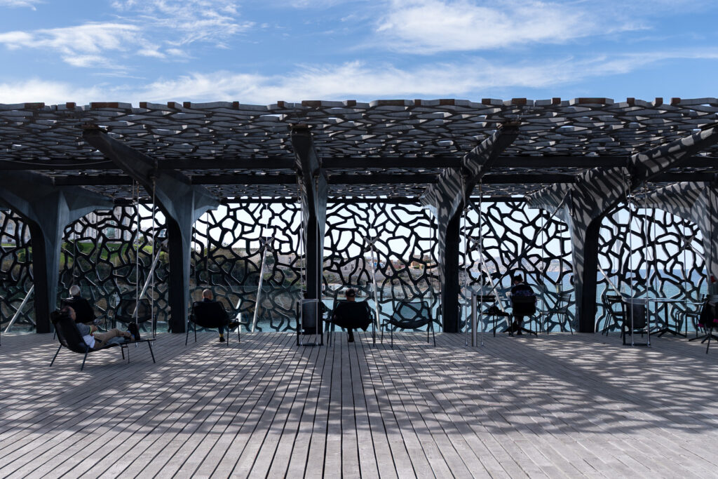Interesting architecture in MUCEM Marseille
