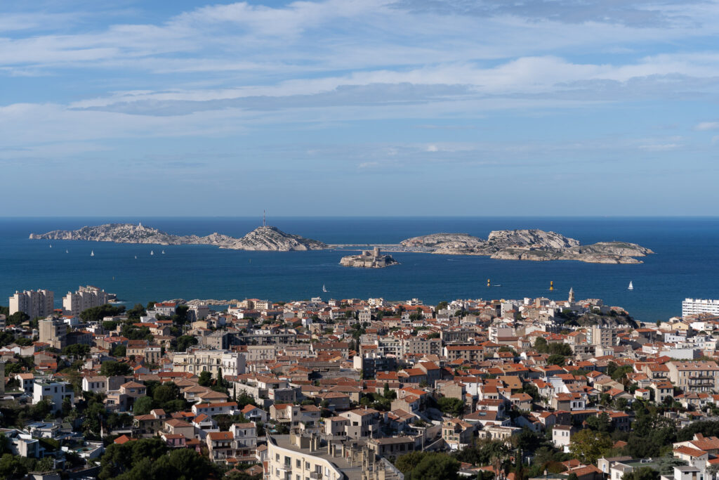 Marseille France - View over Château d'If