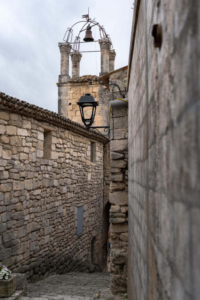Streets of Medieval Village of Lacoste Provence