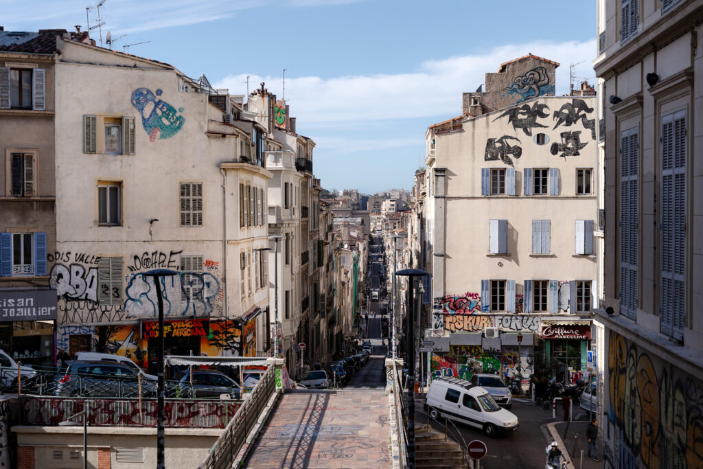 Quirky districts of Marseille France - Cours Julien