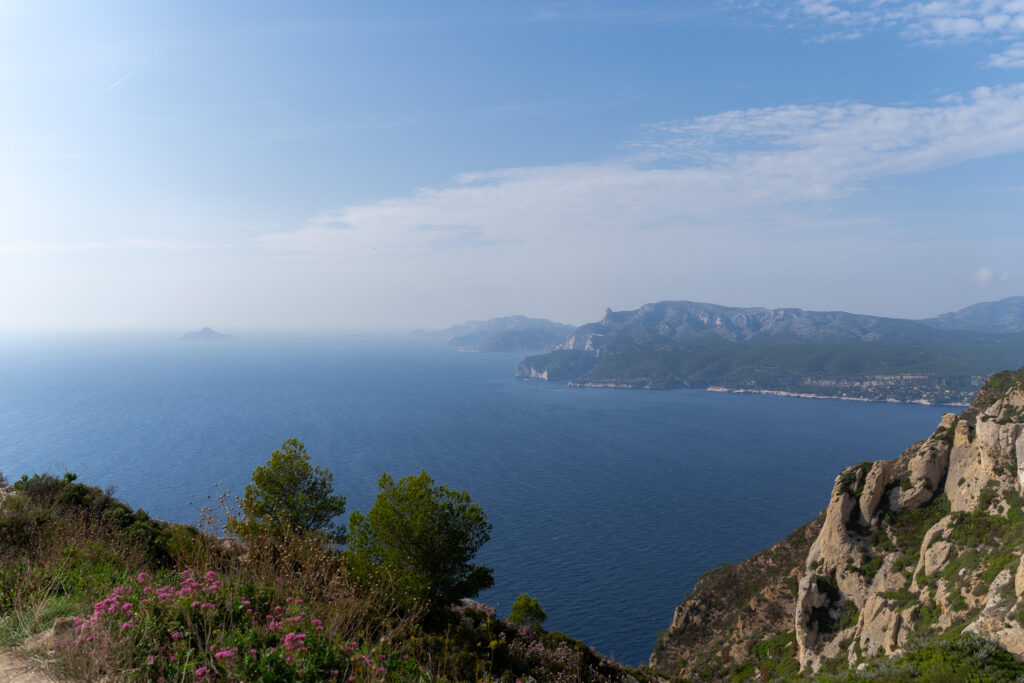 Spectacular Views from Route des Cretes in Cassis France