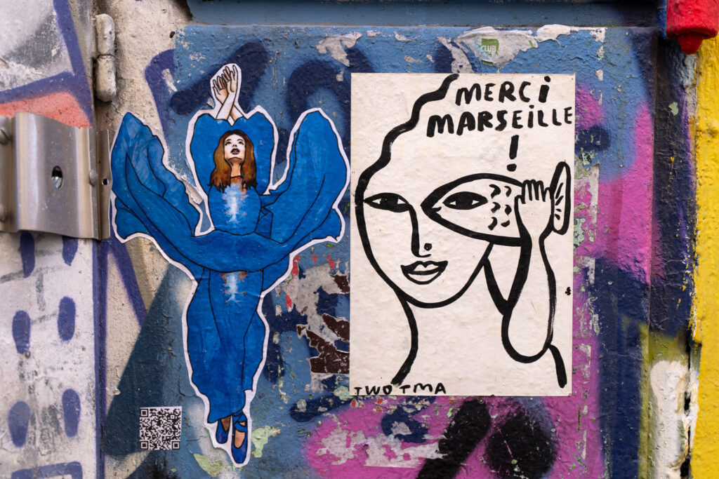 Street Art In Marseille Old Town France