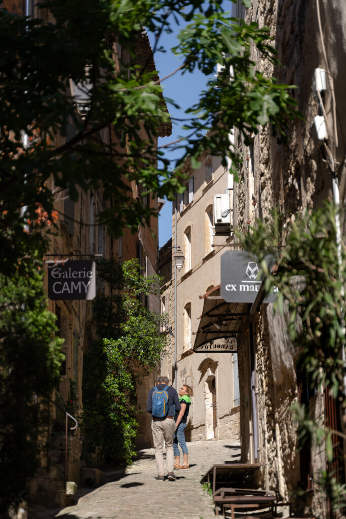 Strolling around medieval village of Gordes France